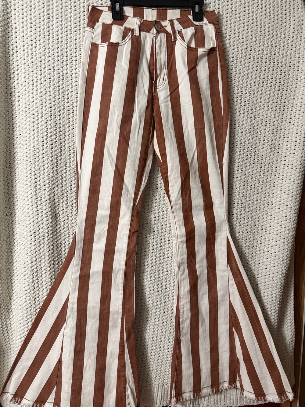Altar’d State Boho wide leg flare stripped jeans Size:S